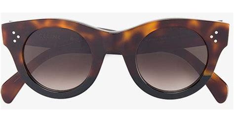 celine audrey sunglasses brown|celine original sunglasses.